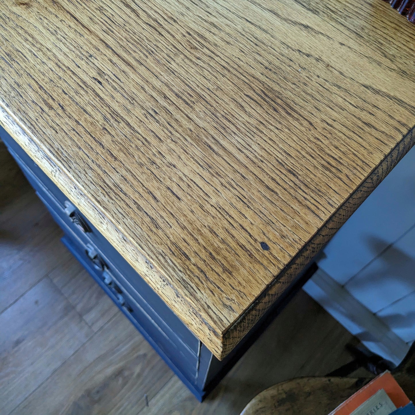 Painted Oak Chest of Drawers