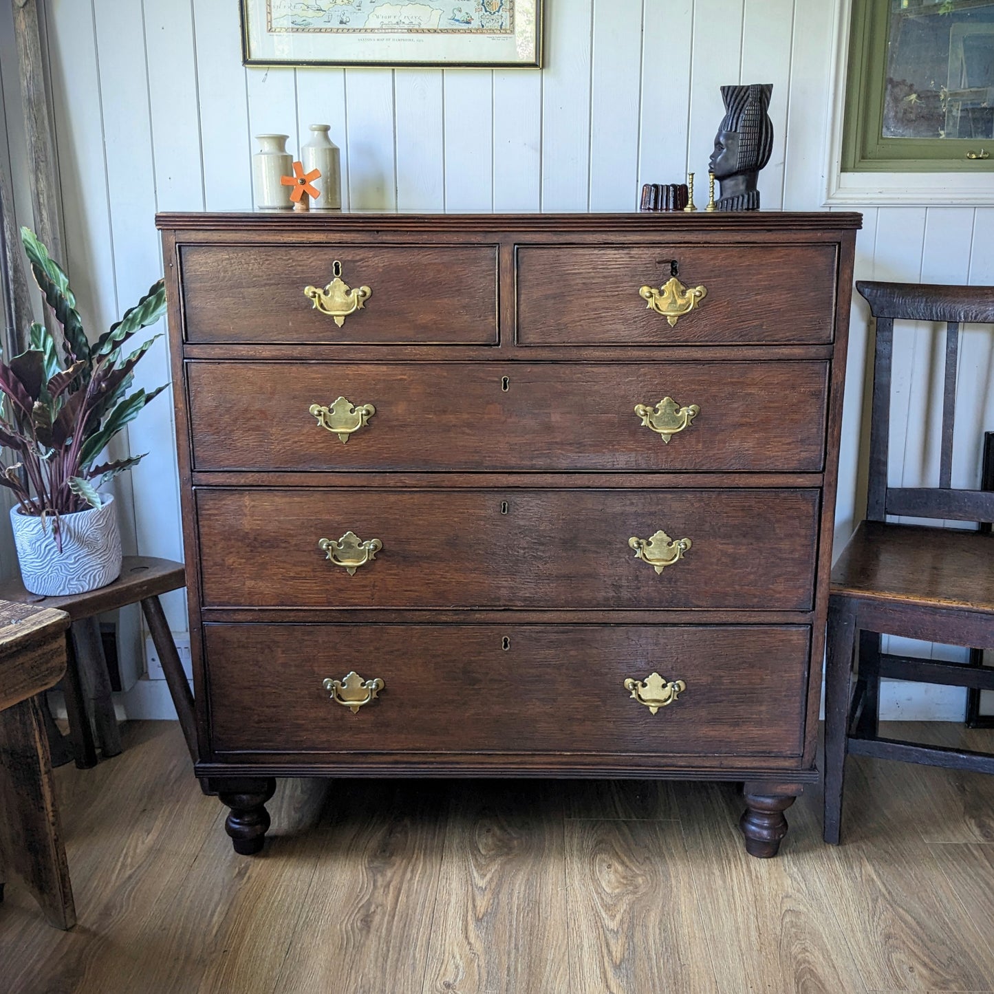 Georgian Oak Chest of Drawers