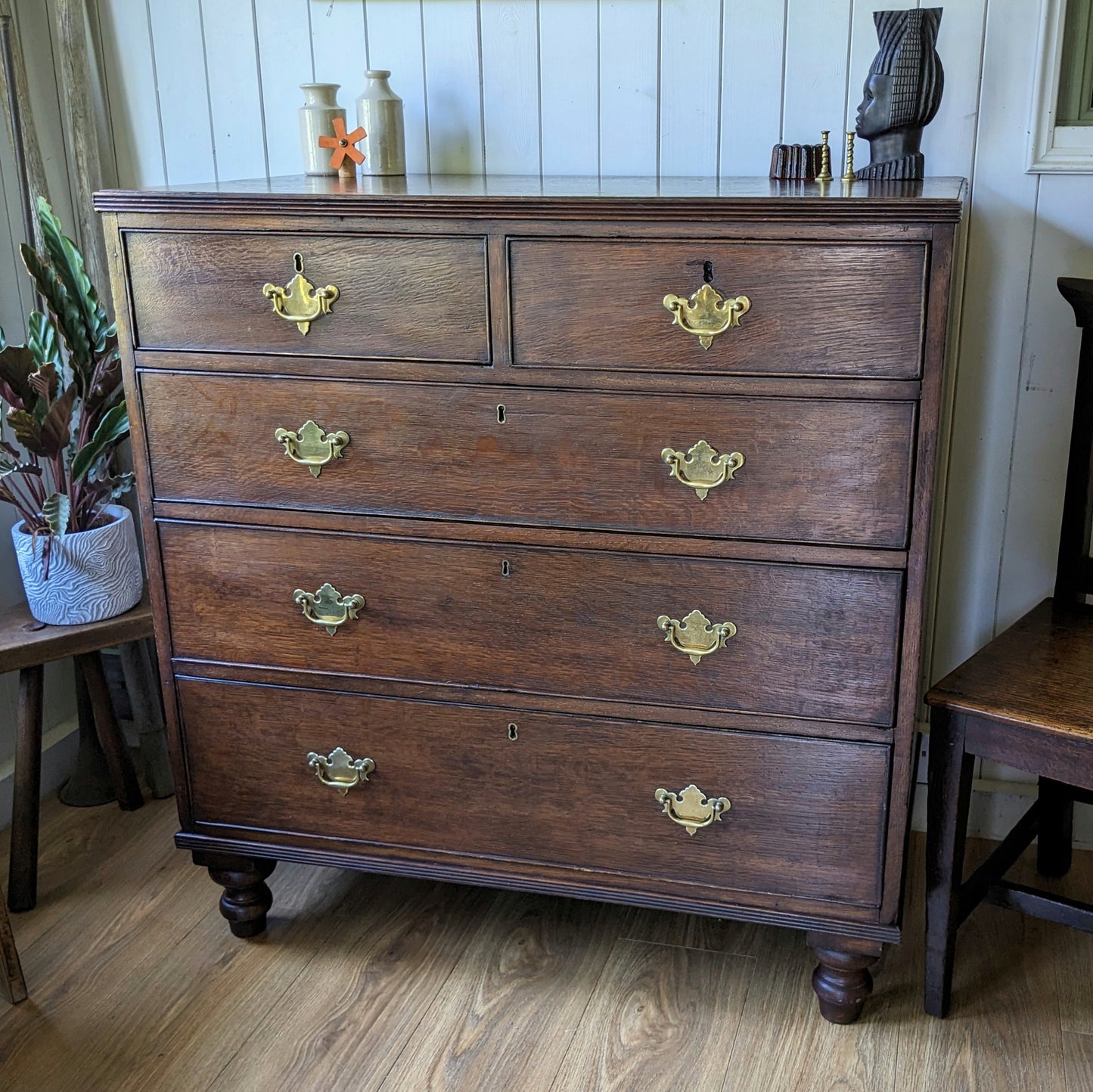 Georgian Oak Chest of Drawers