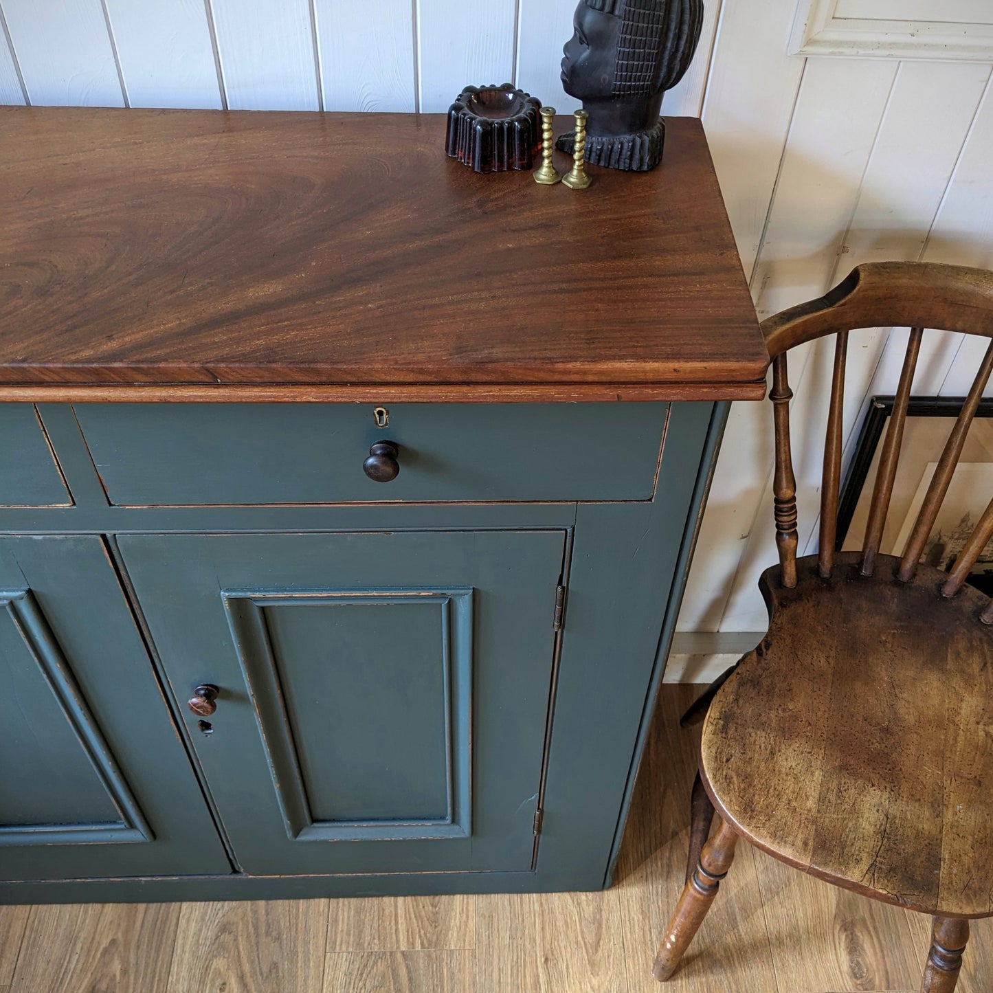Painted Antique Cupboard