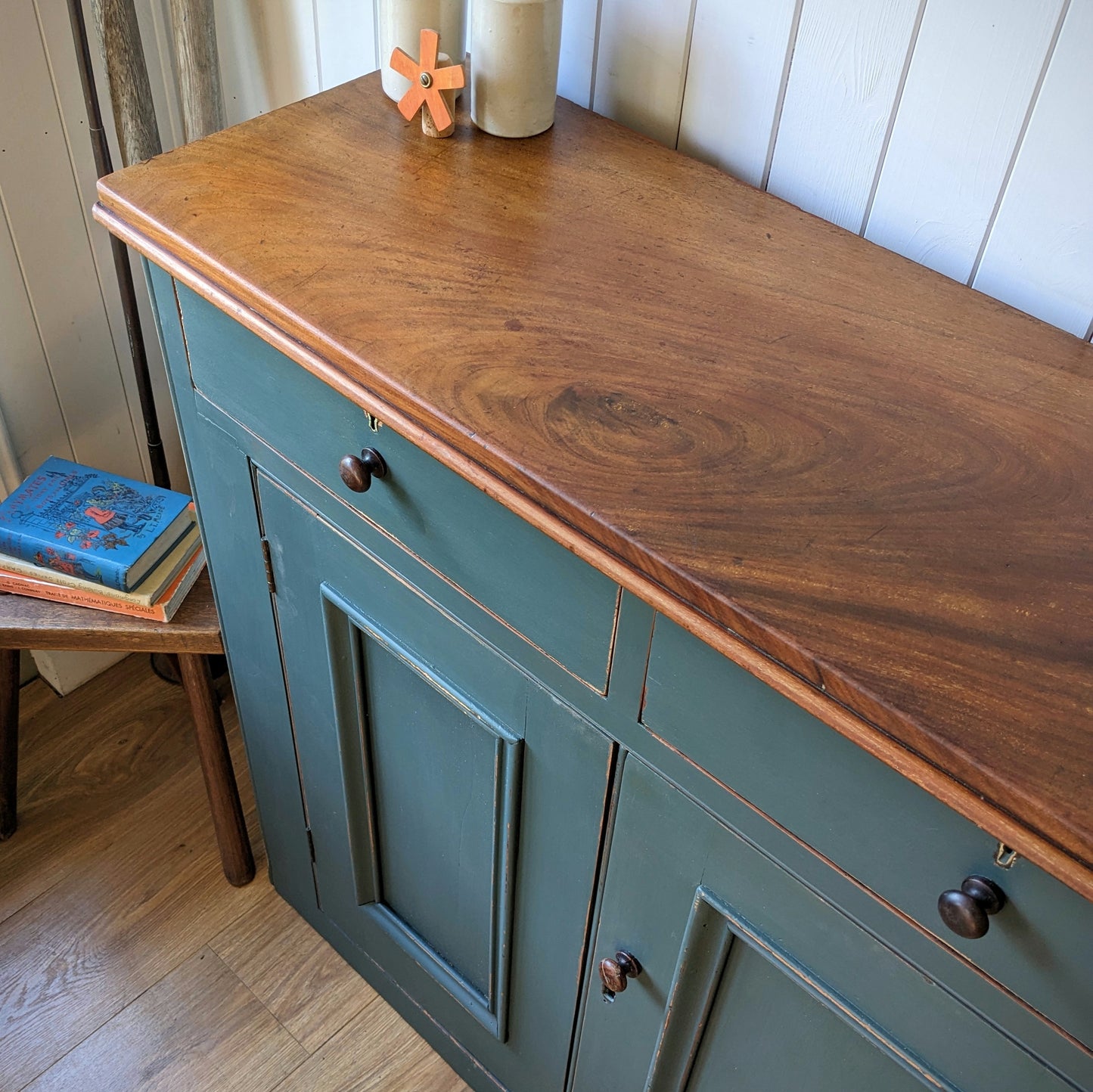 Painted Antique Cupboard