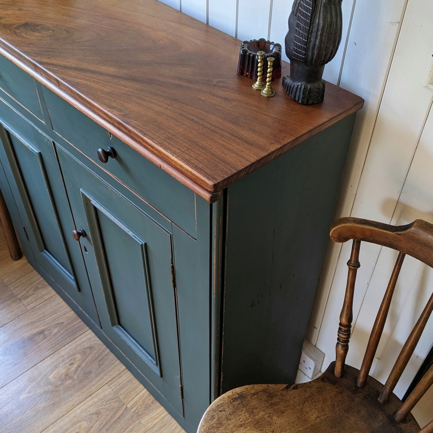 Painted Antique Cupboard