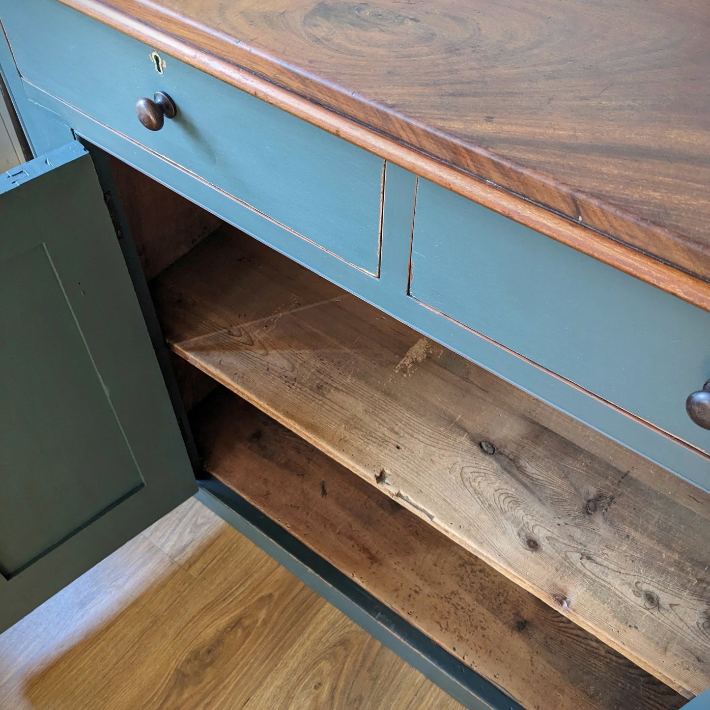 Painted Antique Cupboard