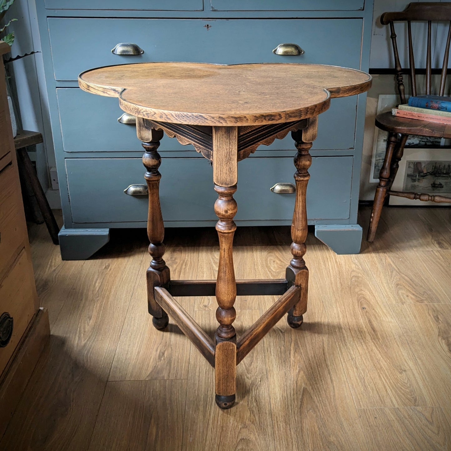 Antique Oak Side Table