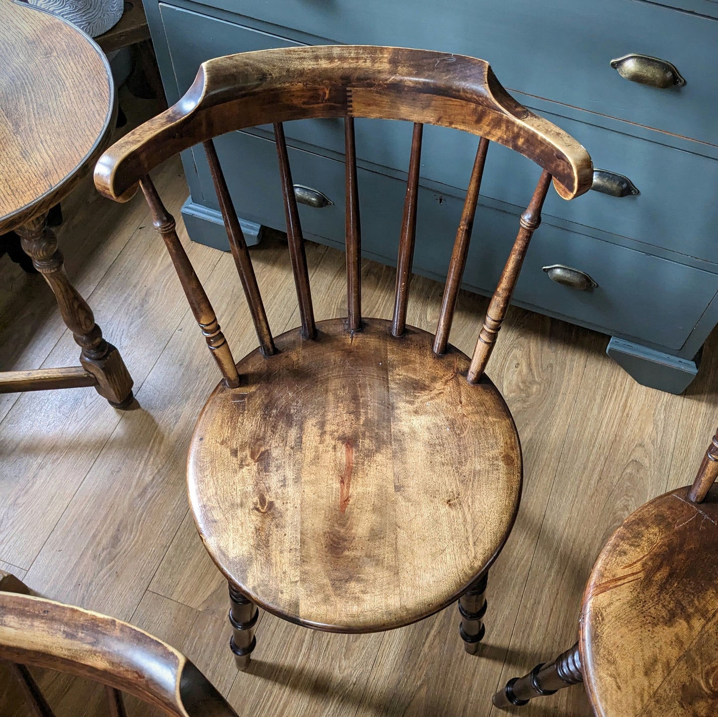 Four Swedish Antique Penny Chairs