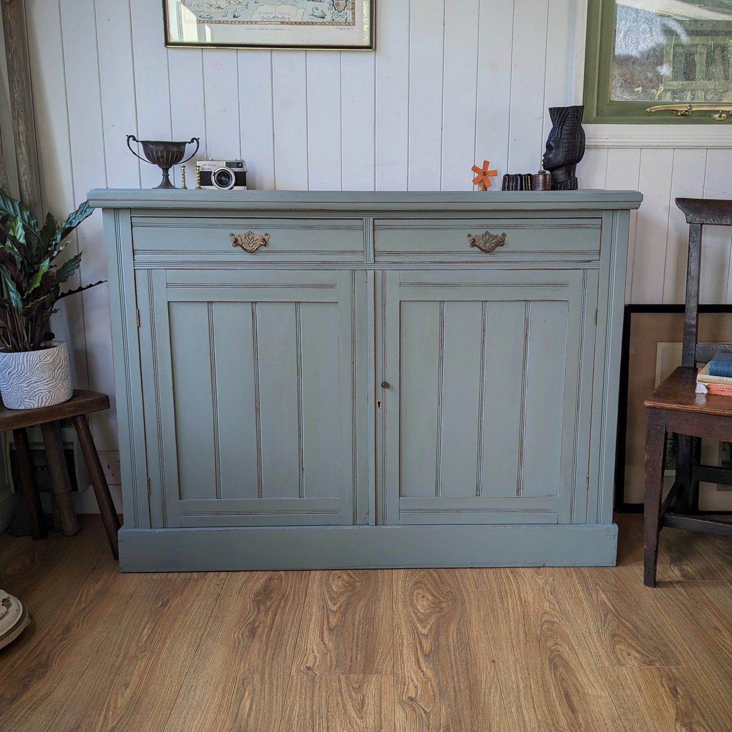 Painted Antique Cupboard