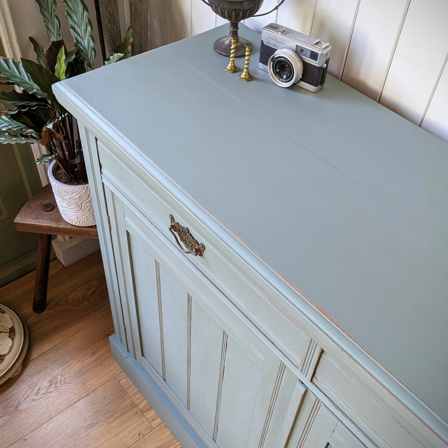 Painted Antique Cupboard