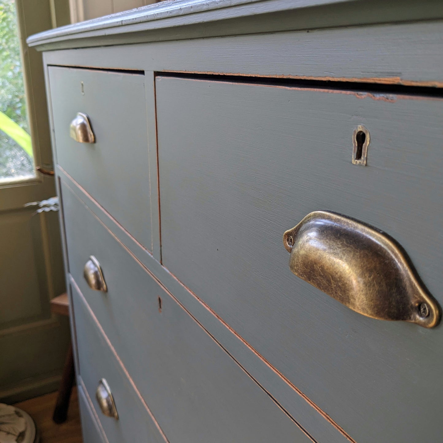 Painted Antique Chest of Drawers