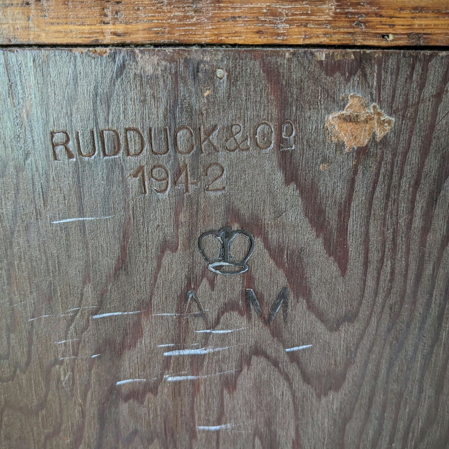 Antique Oak Filing Cabinet