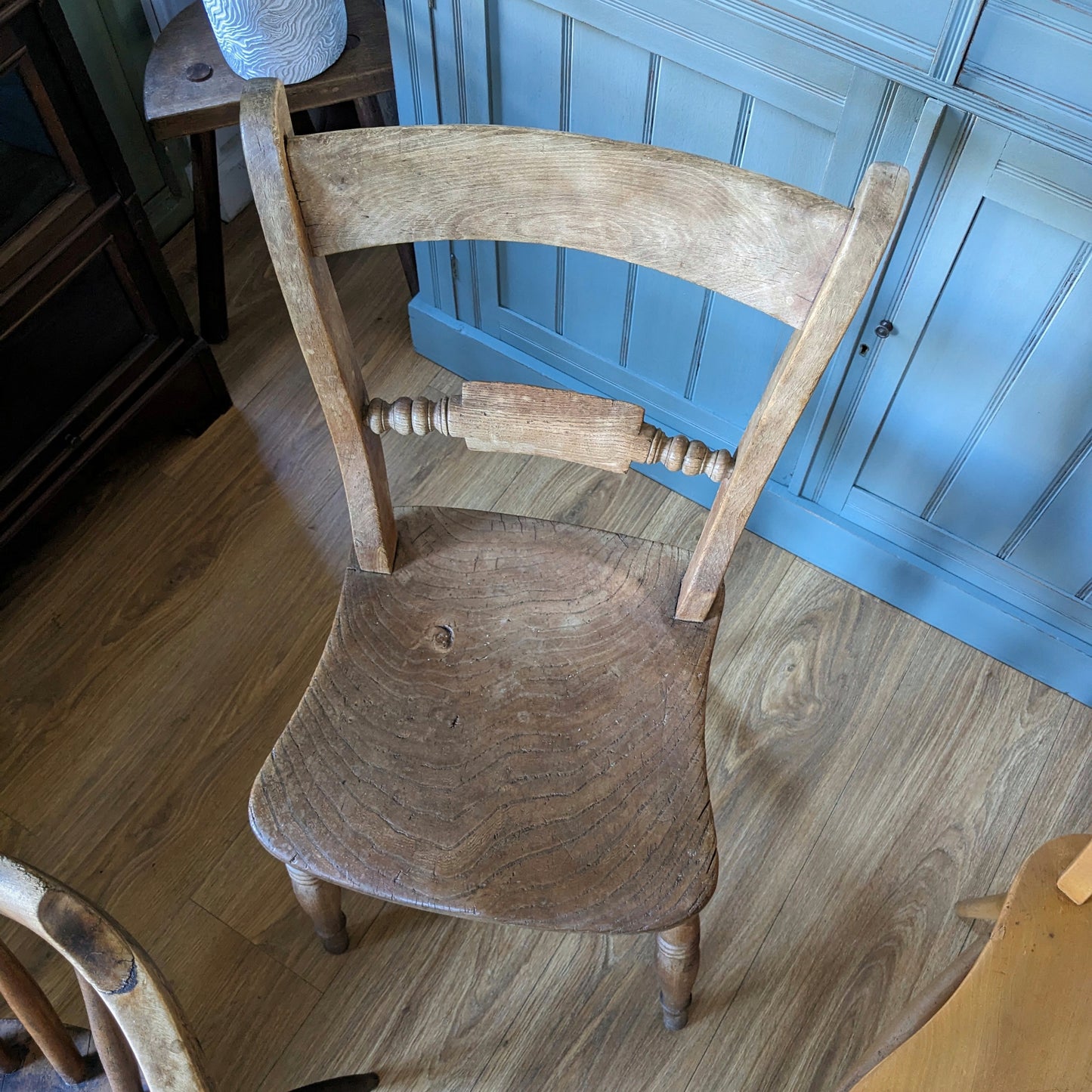 Set of Six Mix and Match Antique Dining Chairs