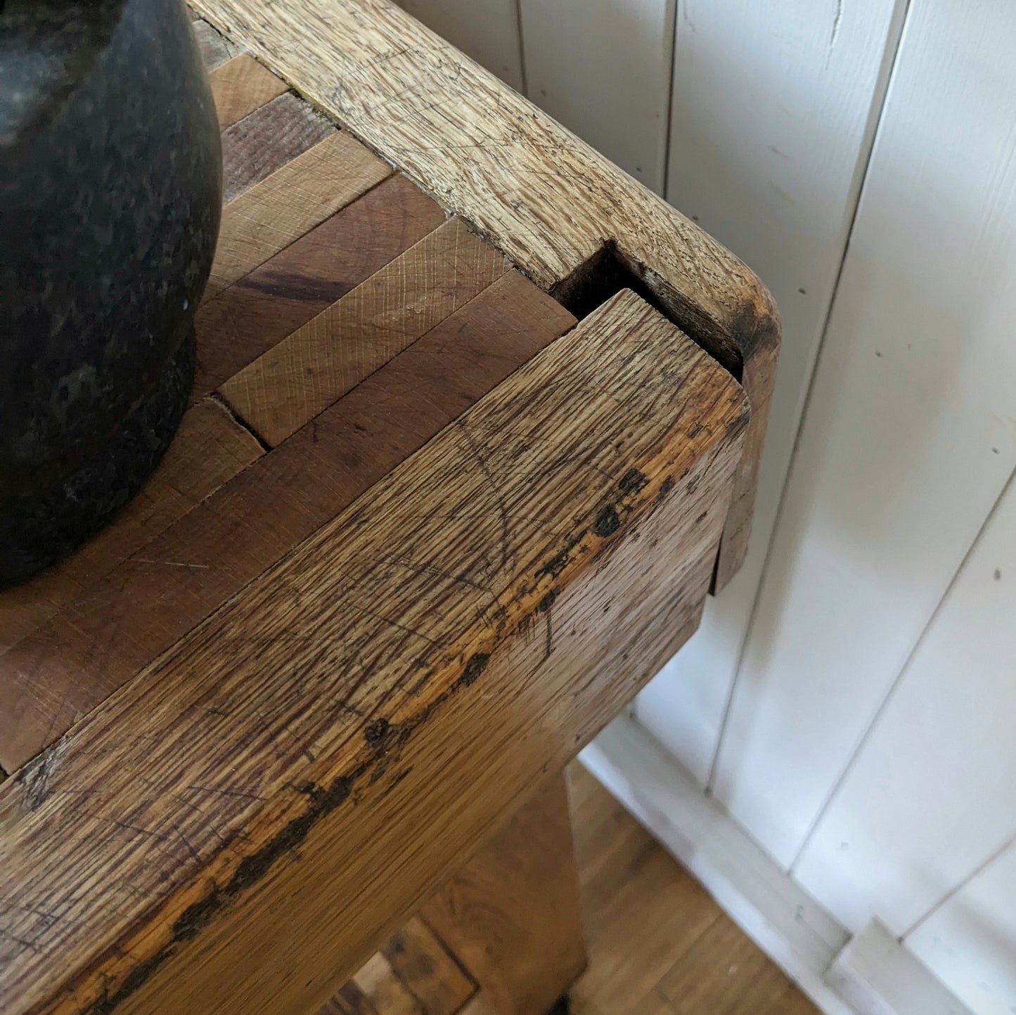 Vintage Butchers Block Kitchen Island