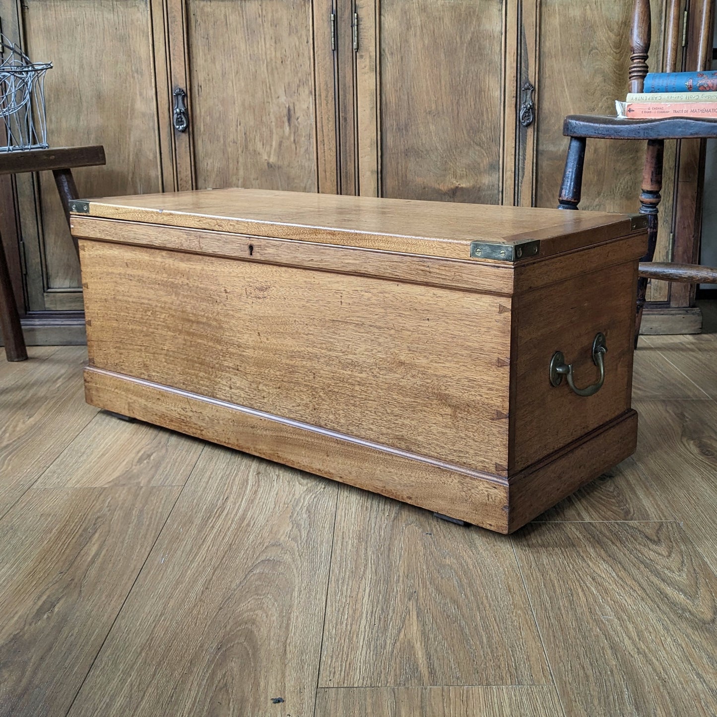Small Antique Oak Chest