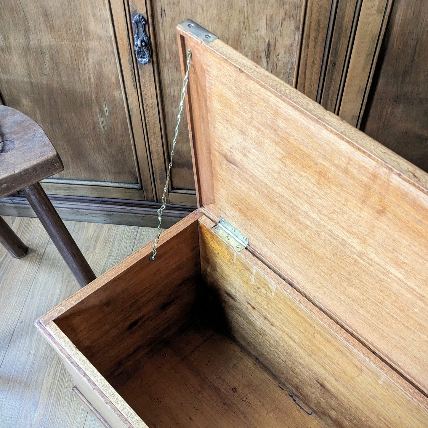 Small Antique Oak Chest
