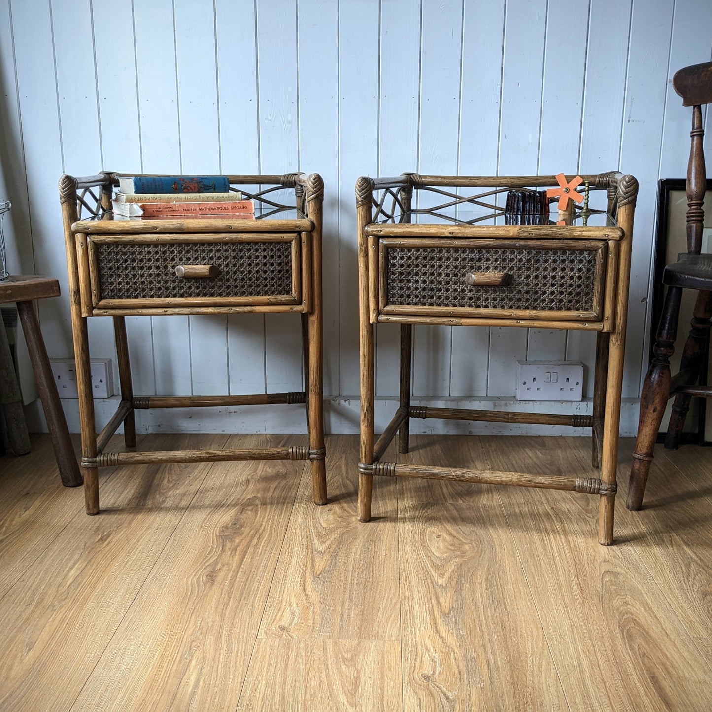 Mid Century Italian Bedside Tables
