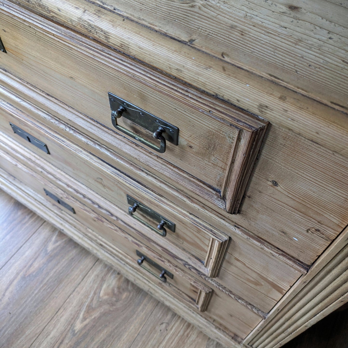 Antique Dutch Pine Chest of Drawers