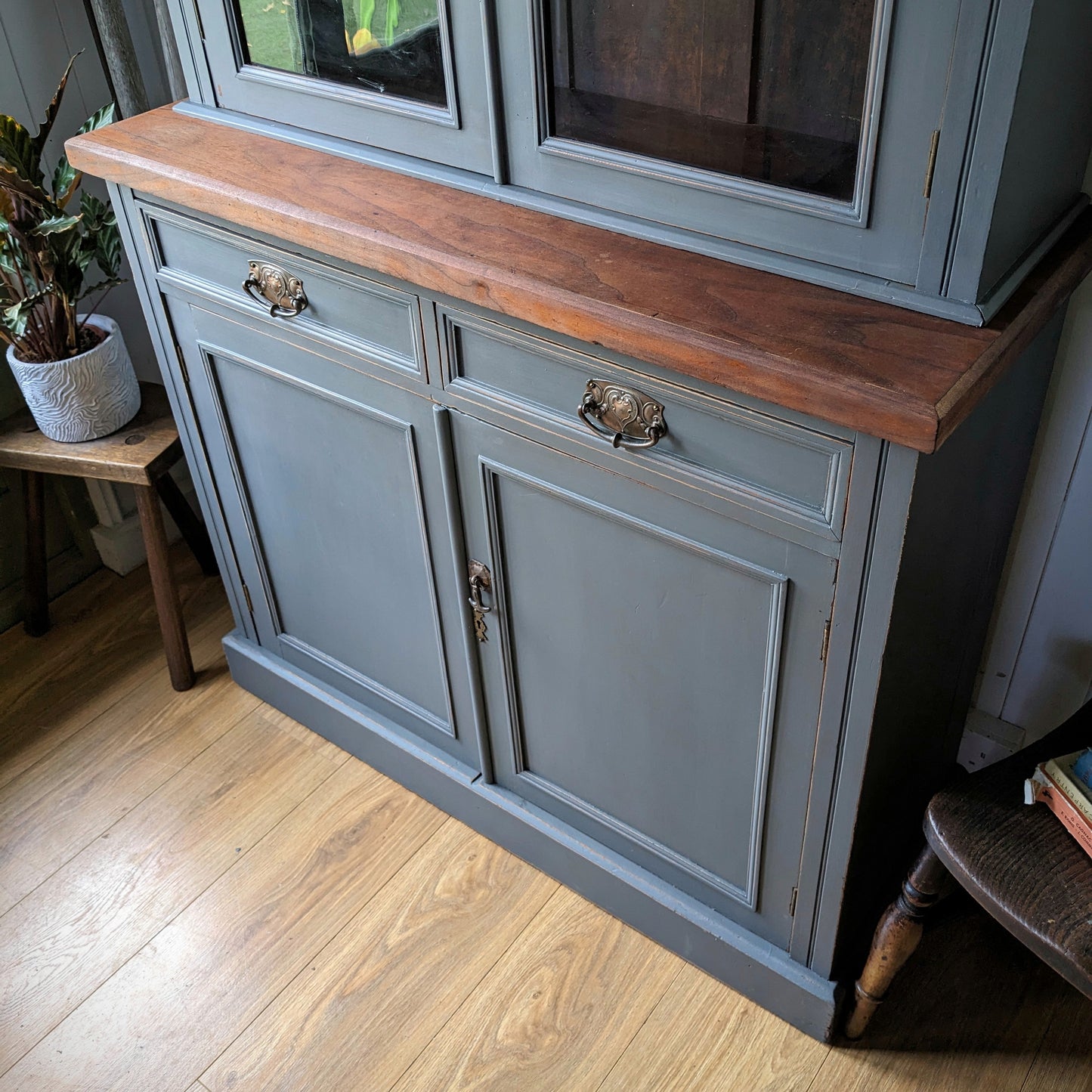 Antique Glazed Cupboard