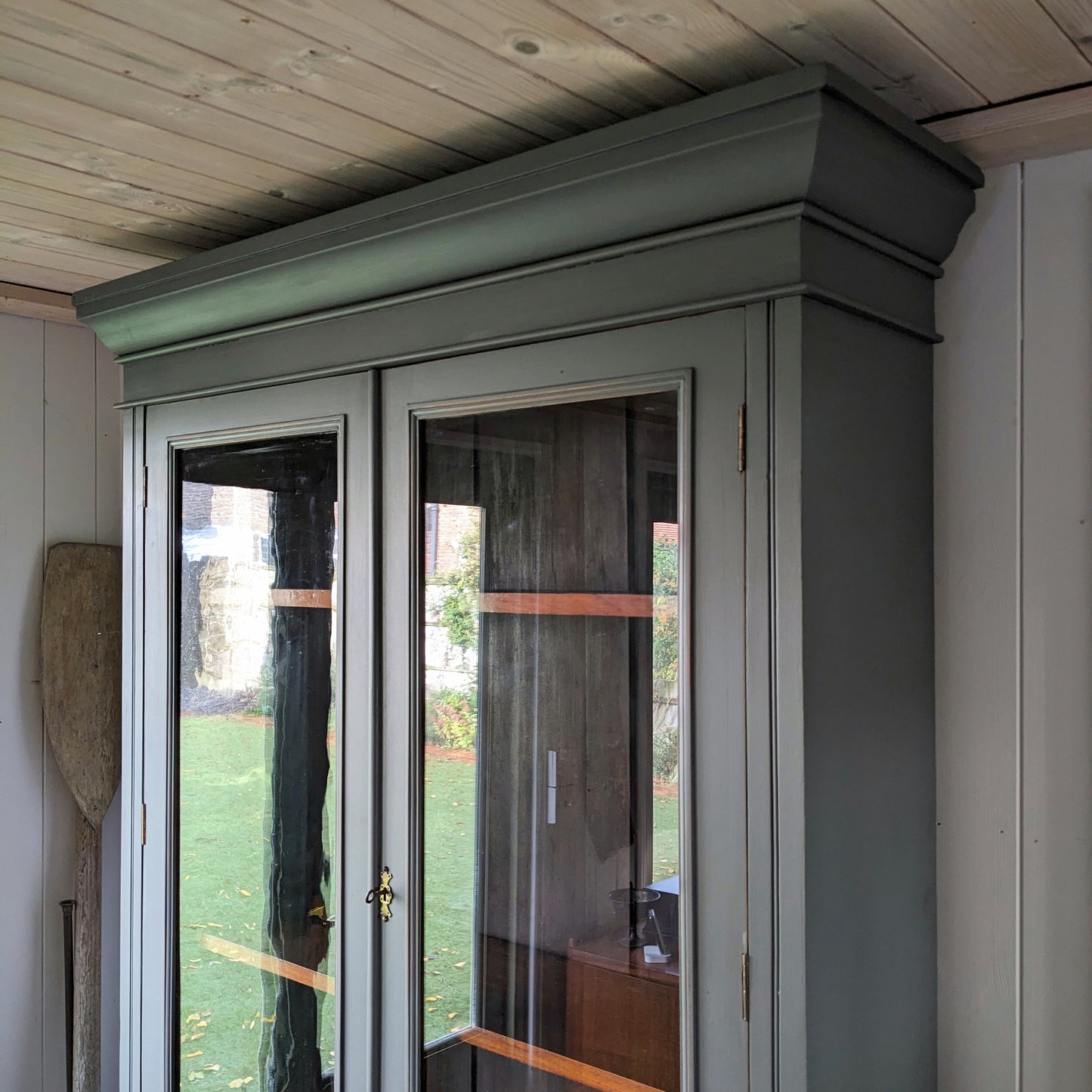 Antique Glazed Cupboard