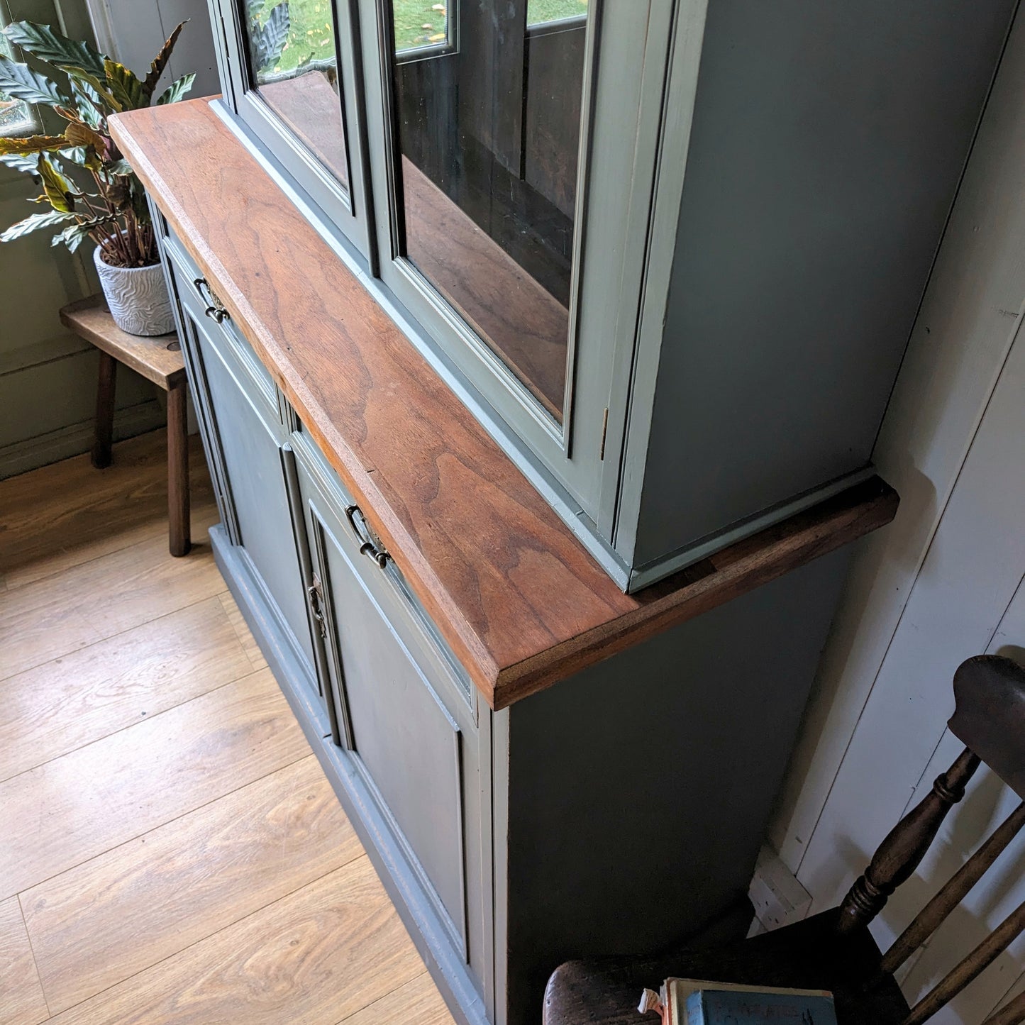 Antique Glazed Cupboard