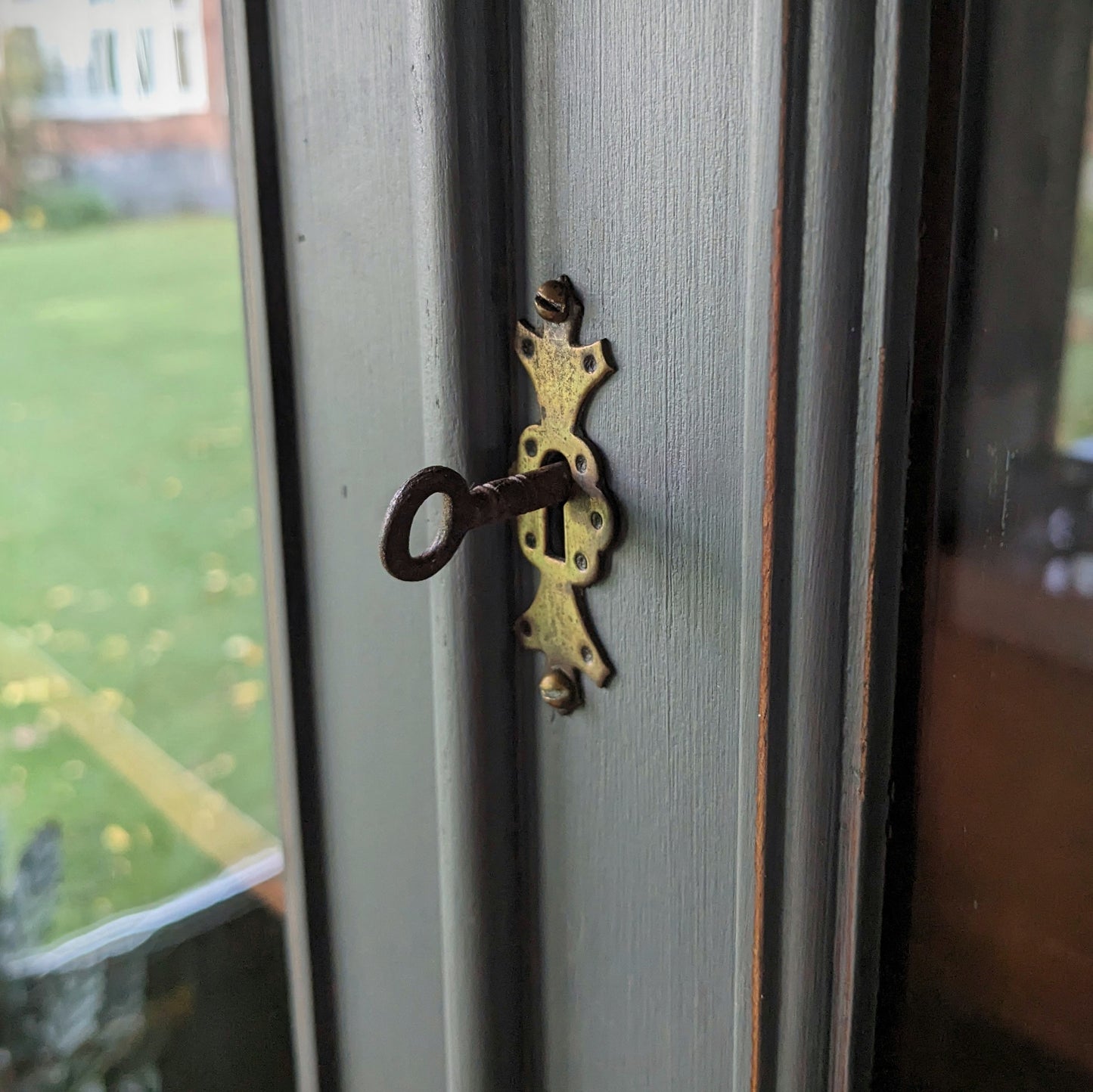 Antique Glazed Cupboard