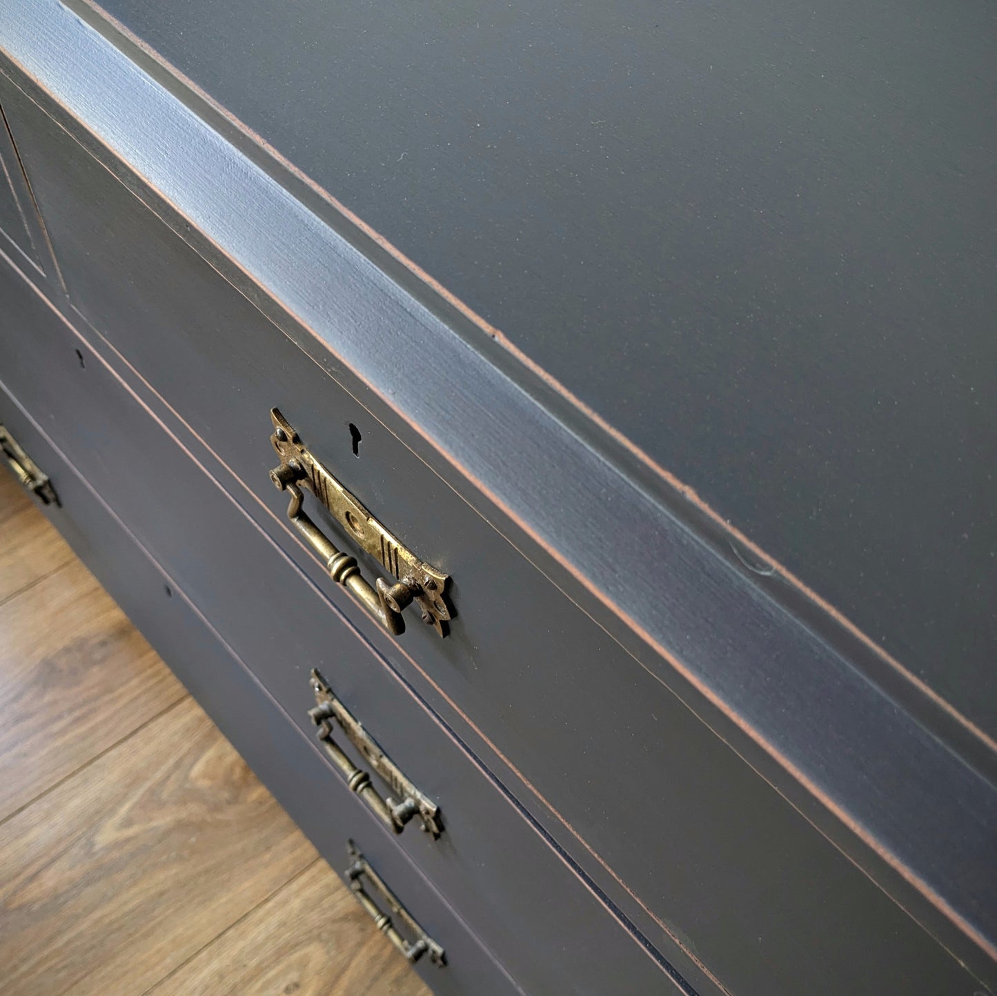 Painted Antique Chest of Drawers