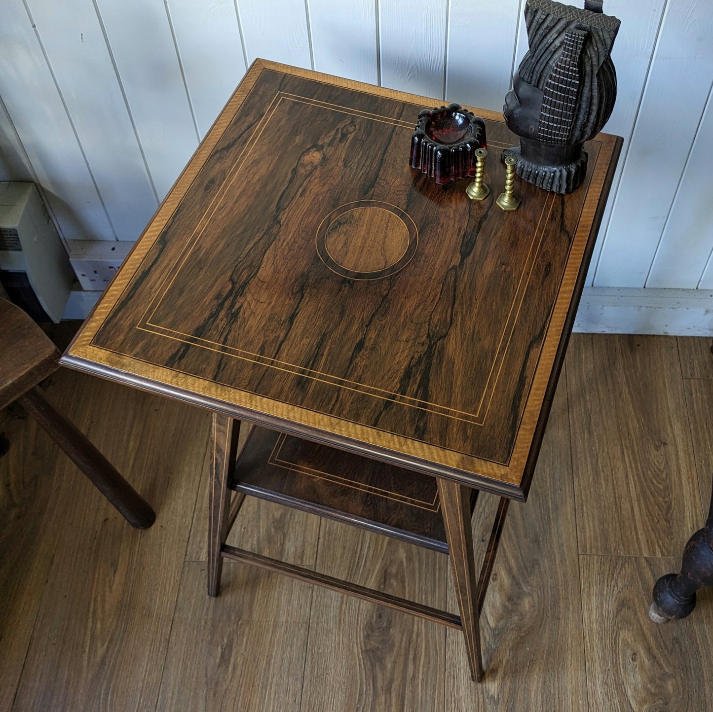 Edwardian Rosewood Veneer Occasional Table