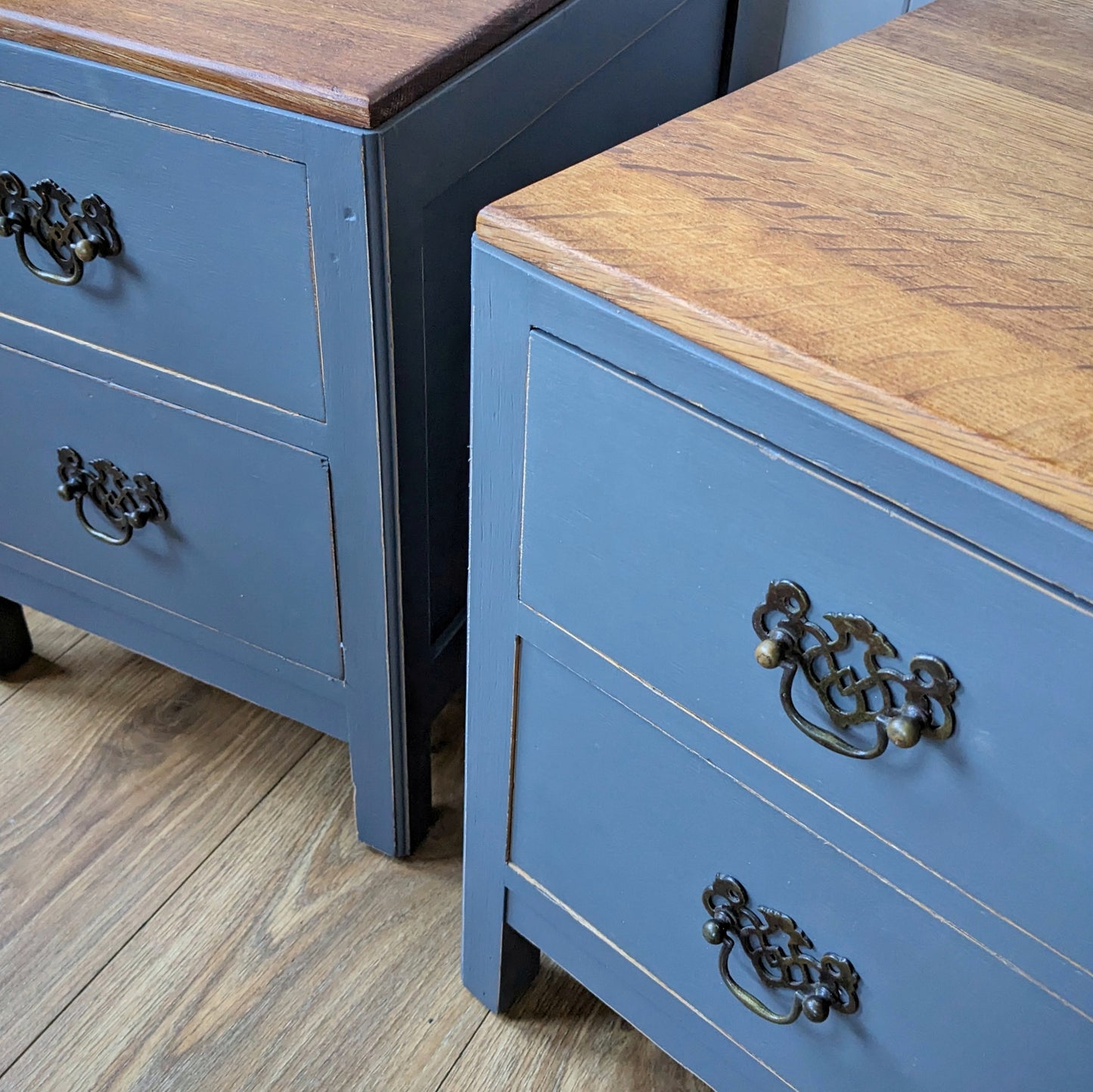 Painted Oak Bedside Tables