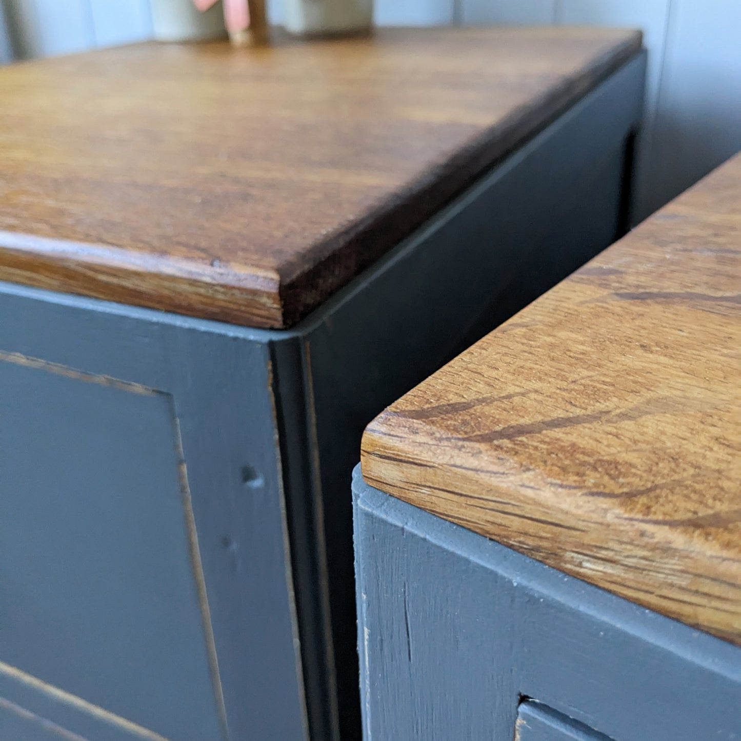 Painted Oak Bedside Tables
