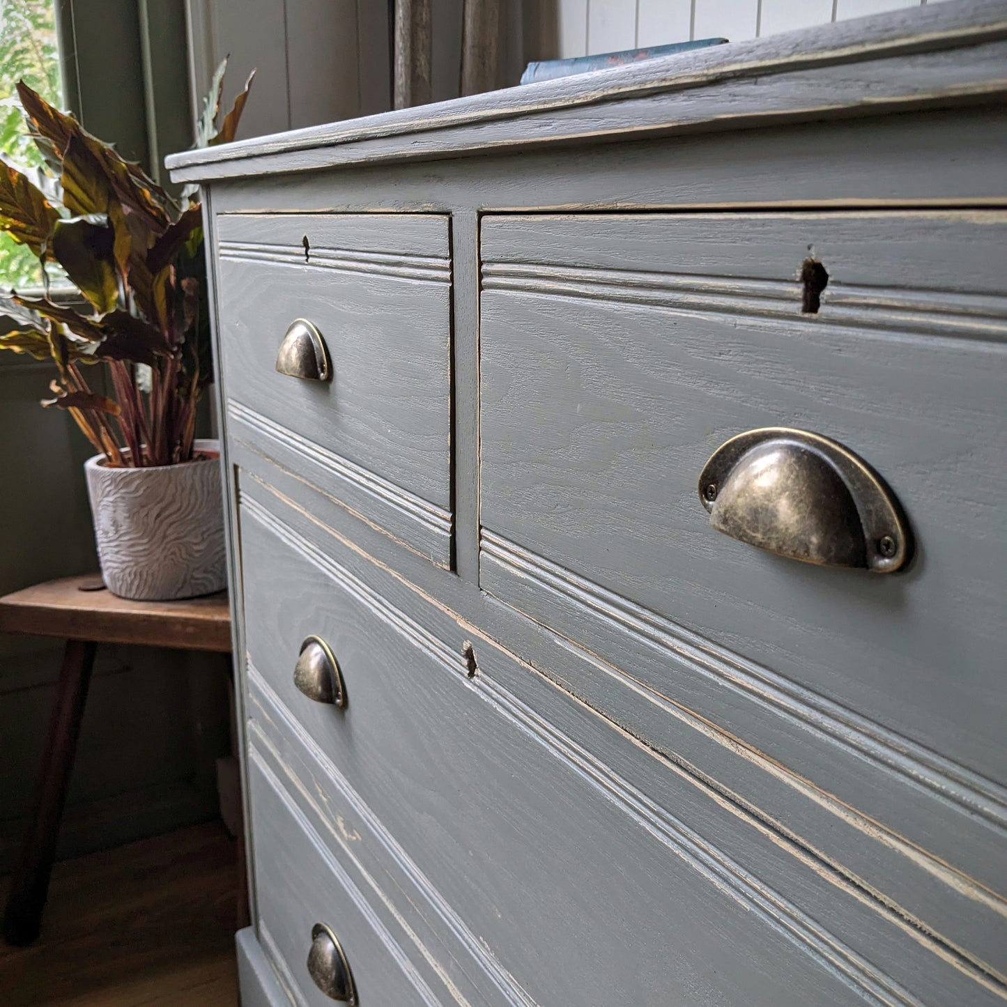 Antique Painted Chest of Drawers