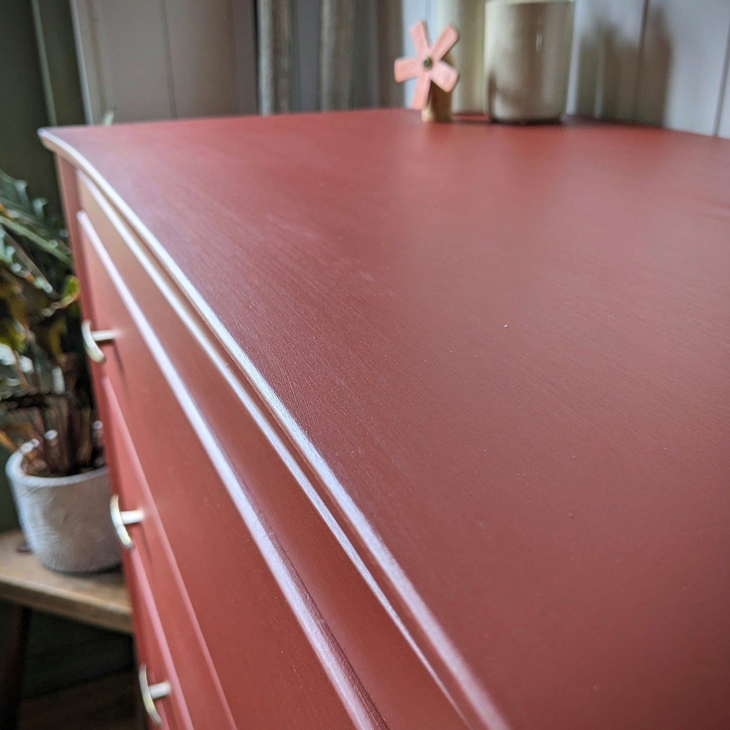 Painted Mid Century Chest of Drawers