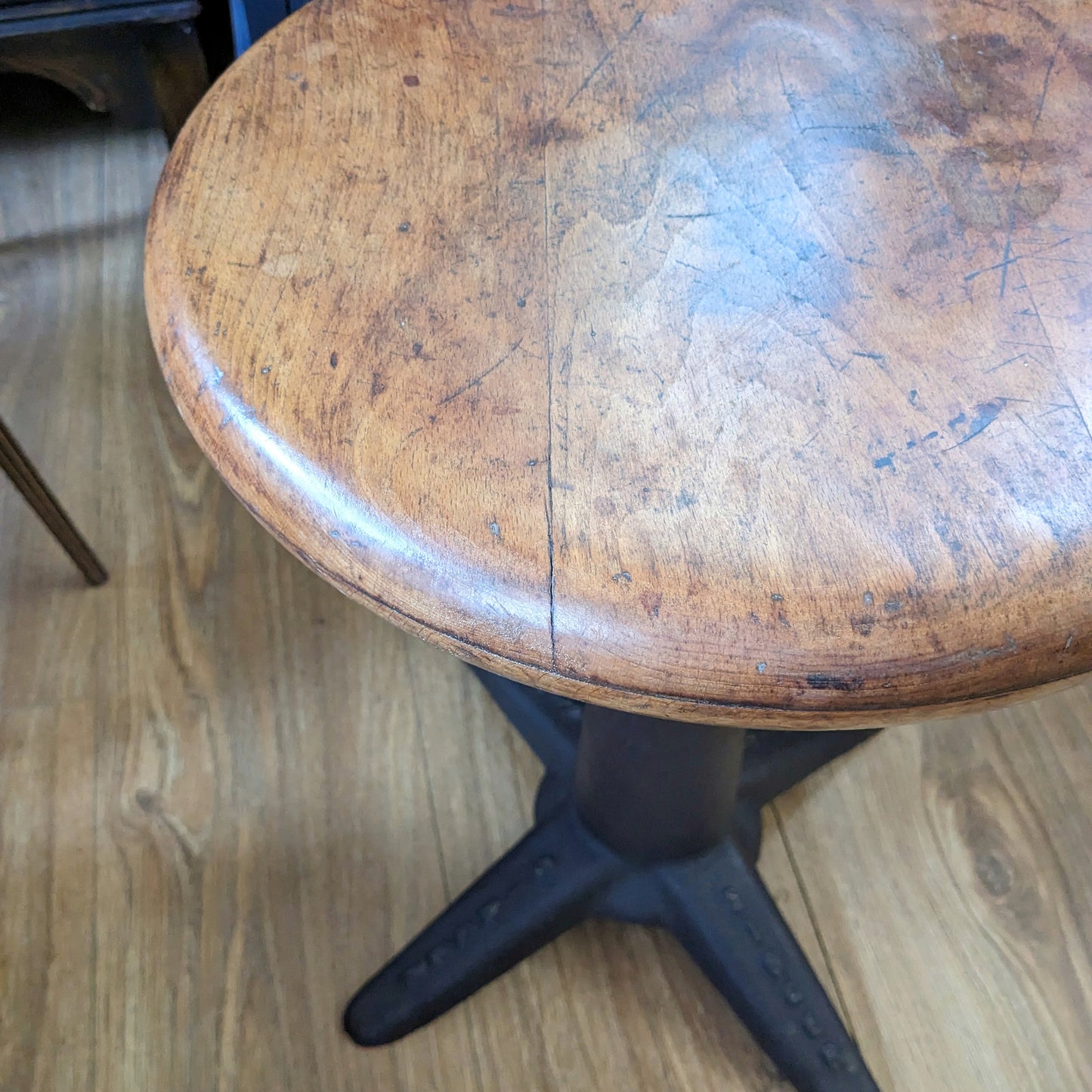 Antique Singer Sewing Stool