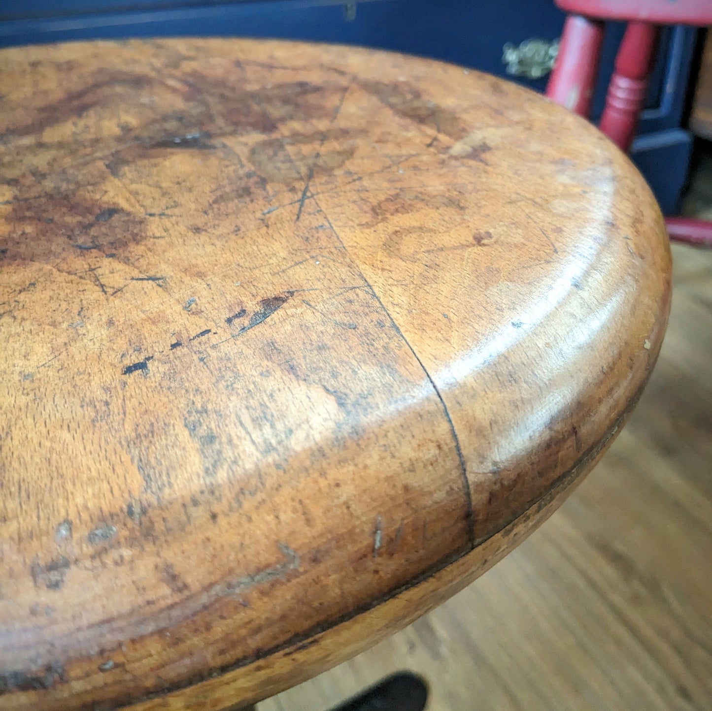 Antique Singer Sewing Stool