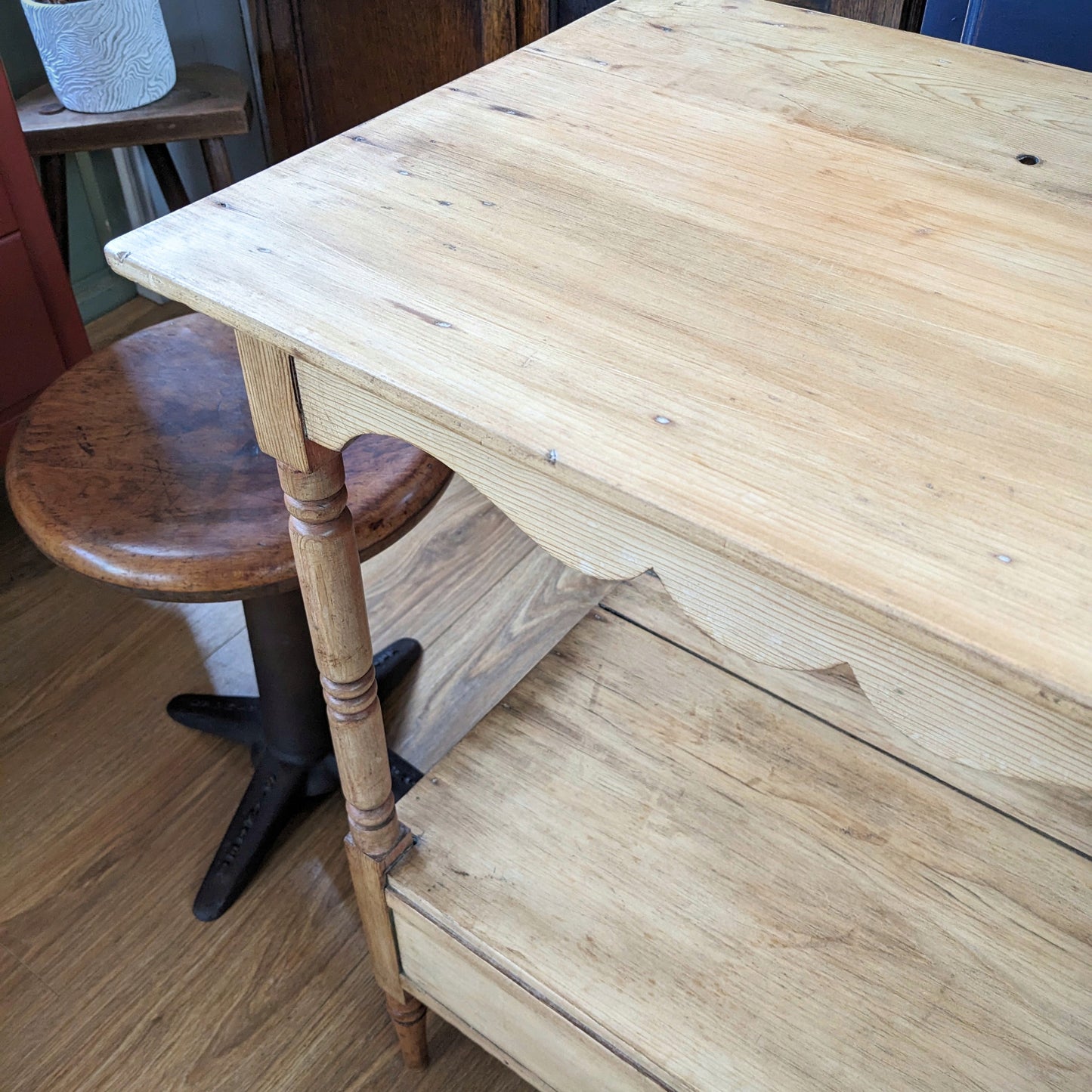 Victorian Pine Washstand