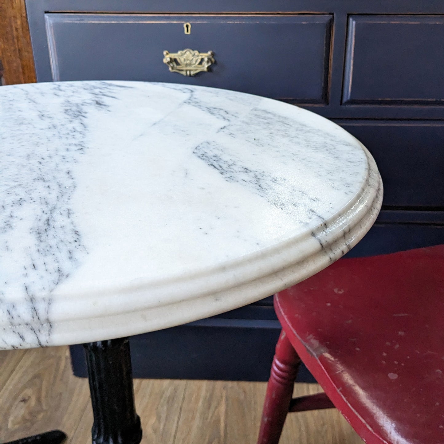 Marble Topped Side Table