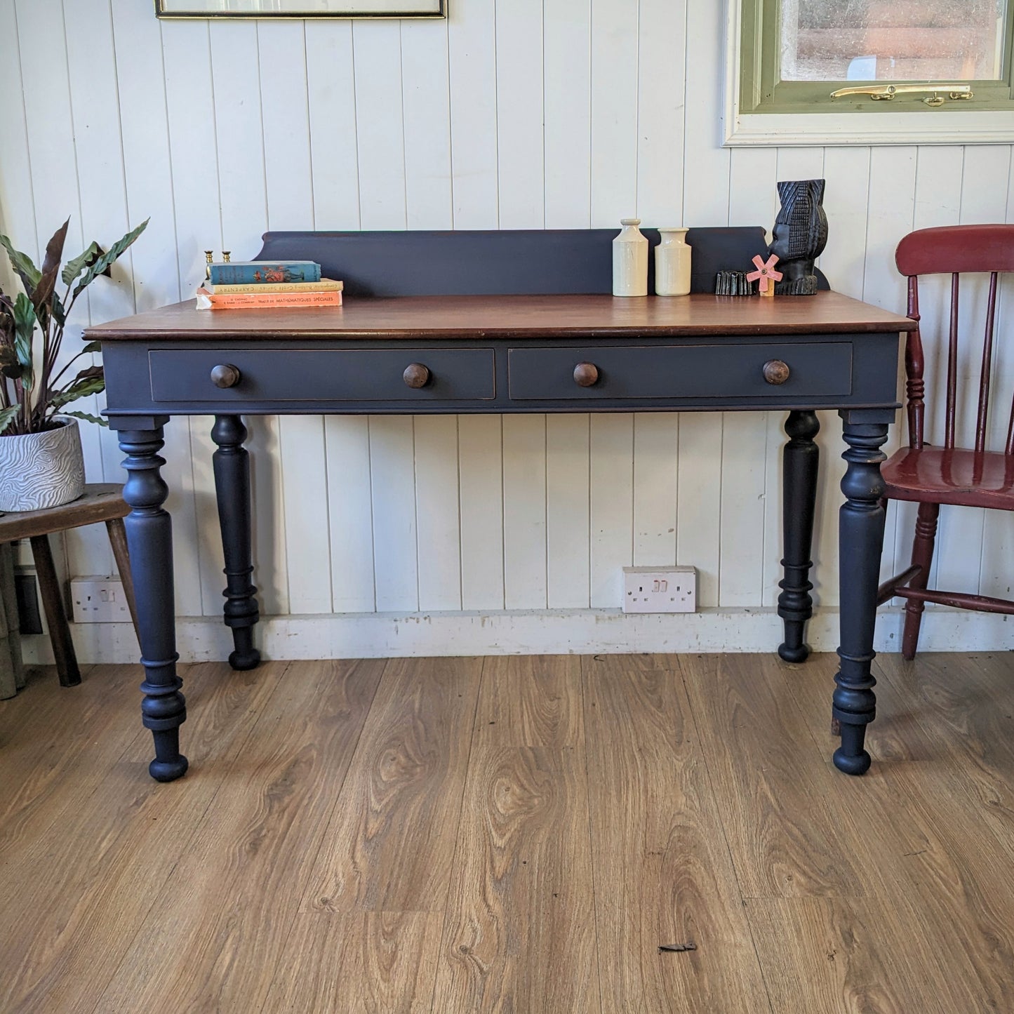 Painted Victorian Writing Desk