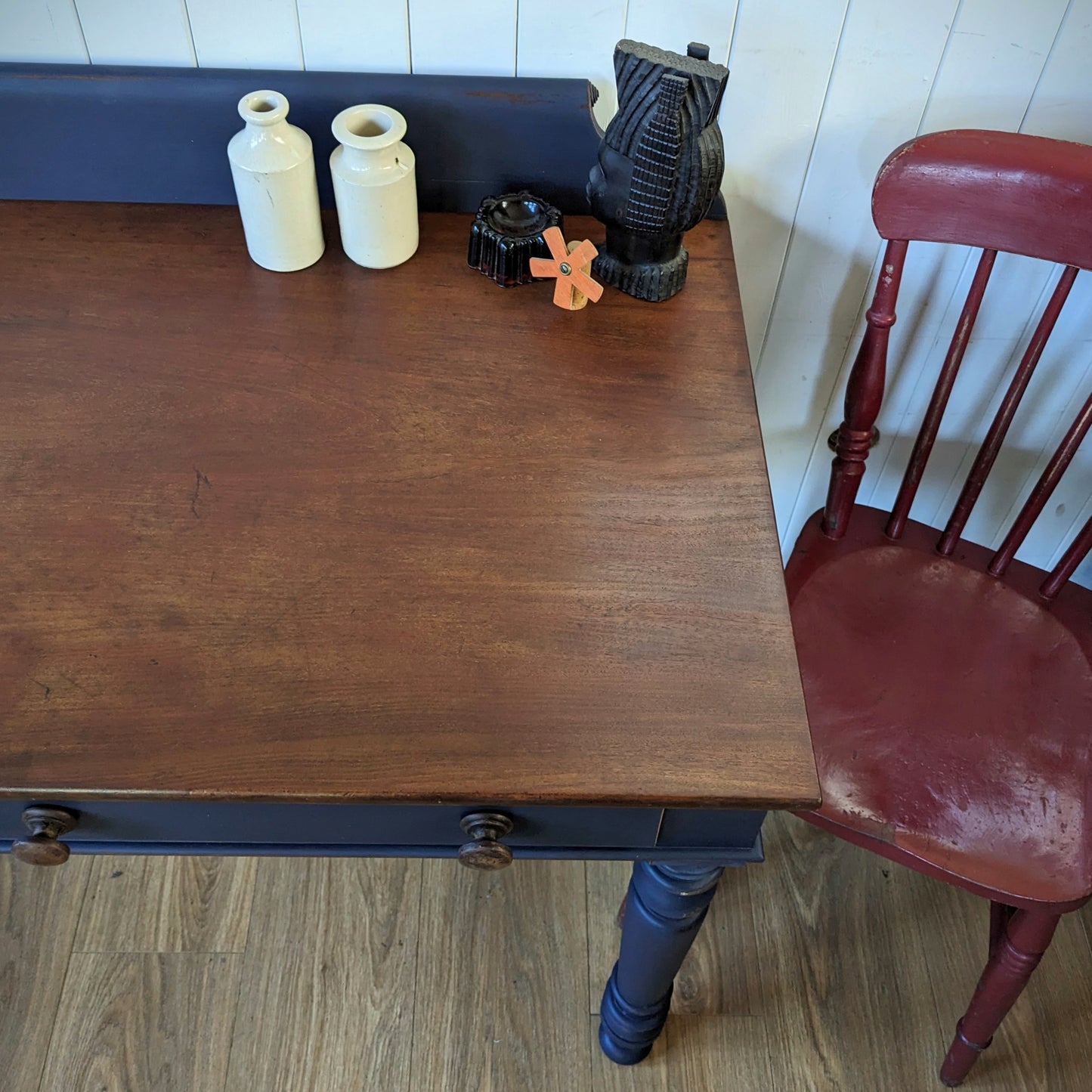 Painted Victorian Writing Desk