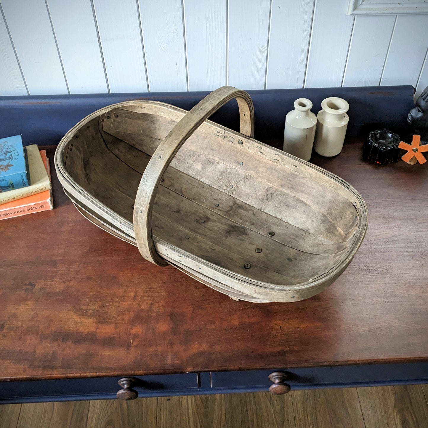 Vintage "SUSSEX" Garden Trug