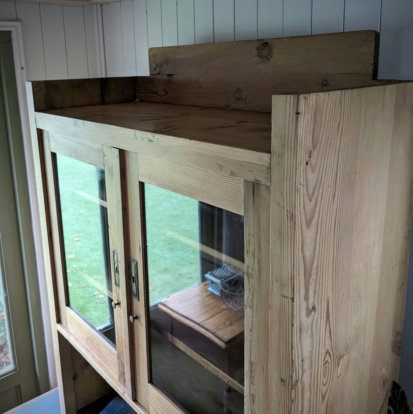 French Glazed Countertop Cabinet