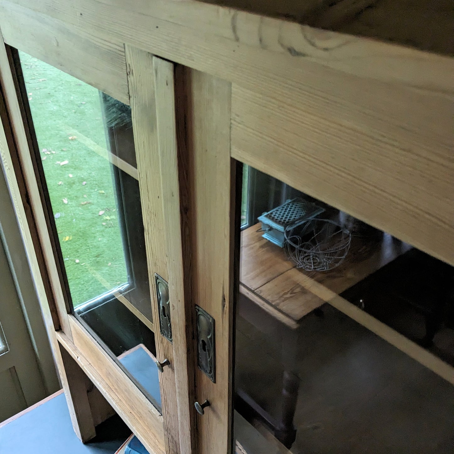 French Glazed Countertop Cabinet