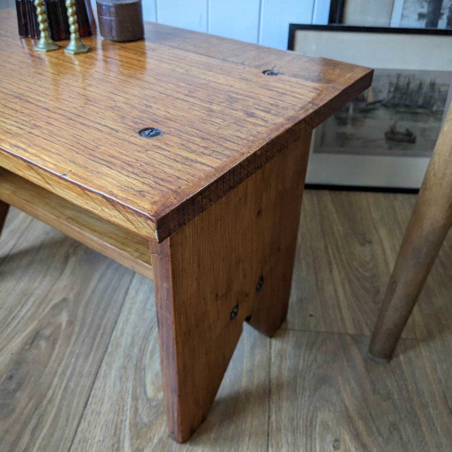 Scratch Built Oak Side Table