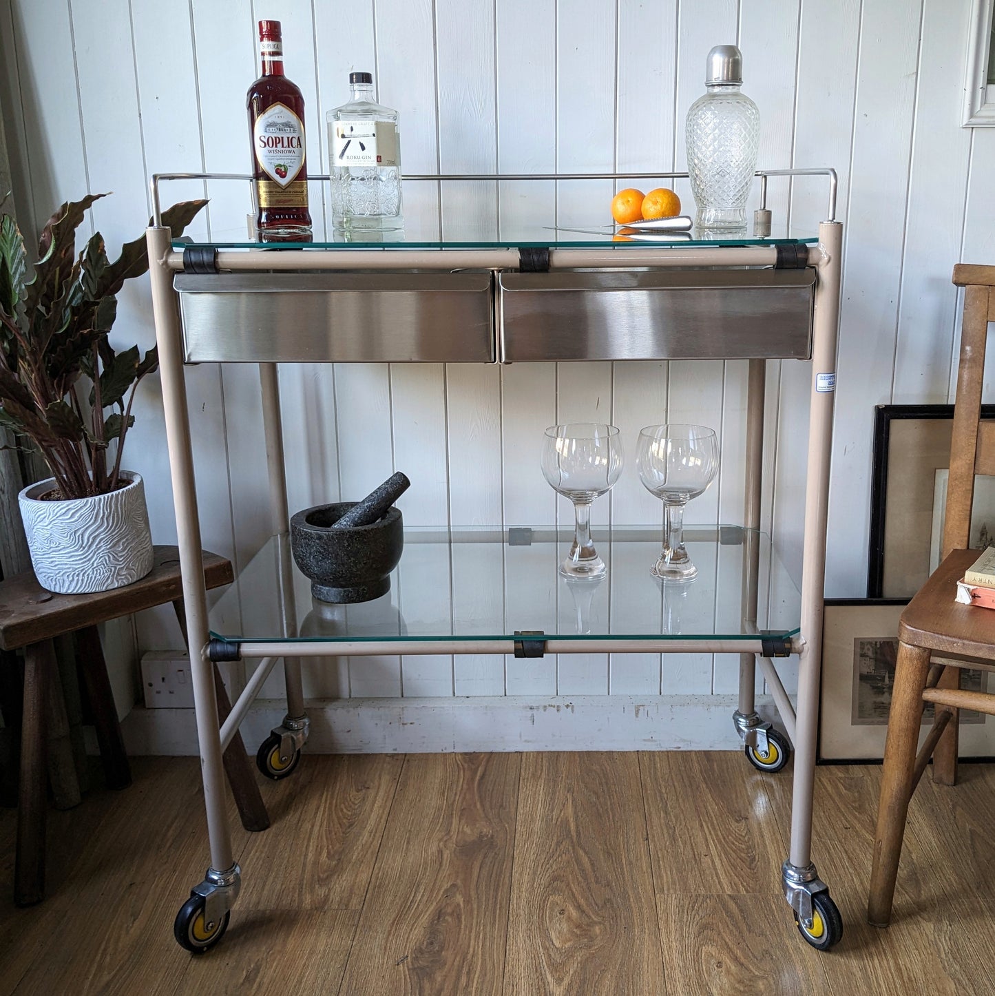 Mid Century Medical Trolley by Bristol Maid