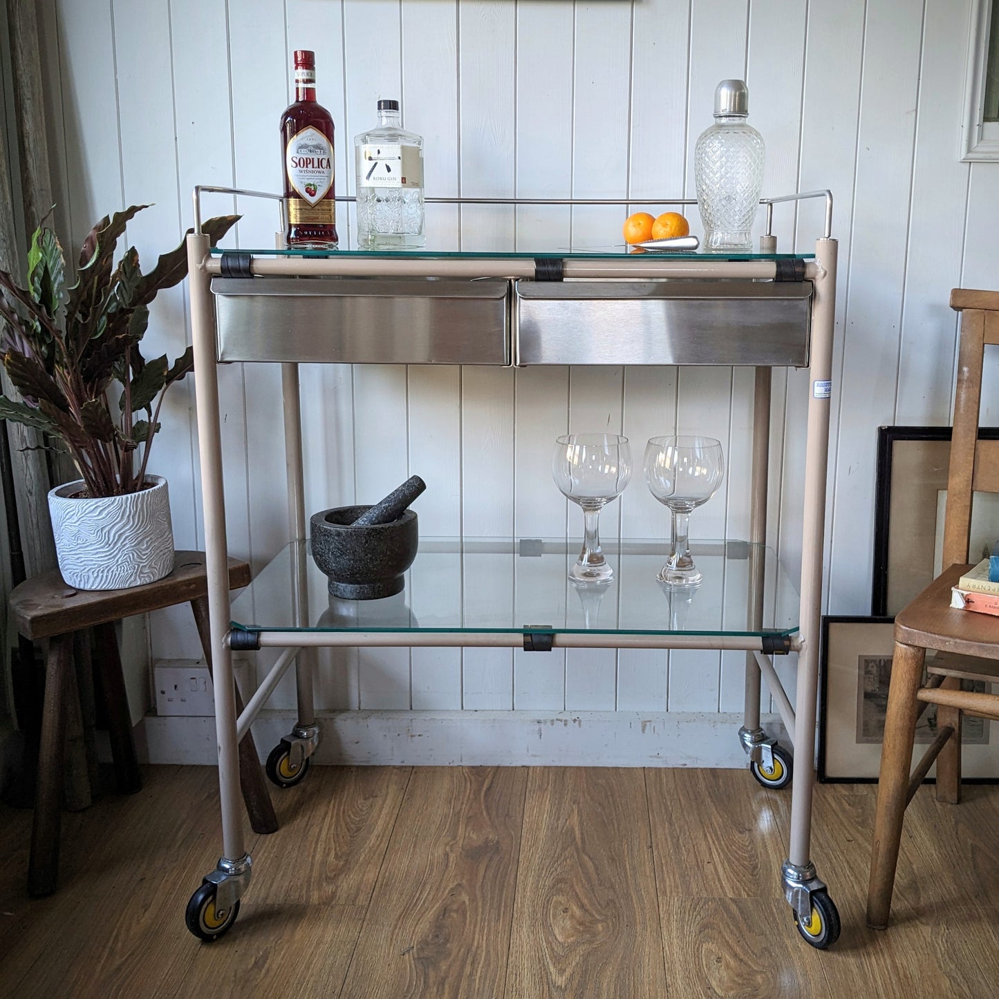 Mid Century Medical Trolley by Bristol Maid