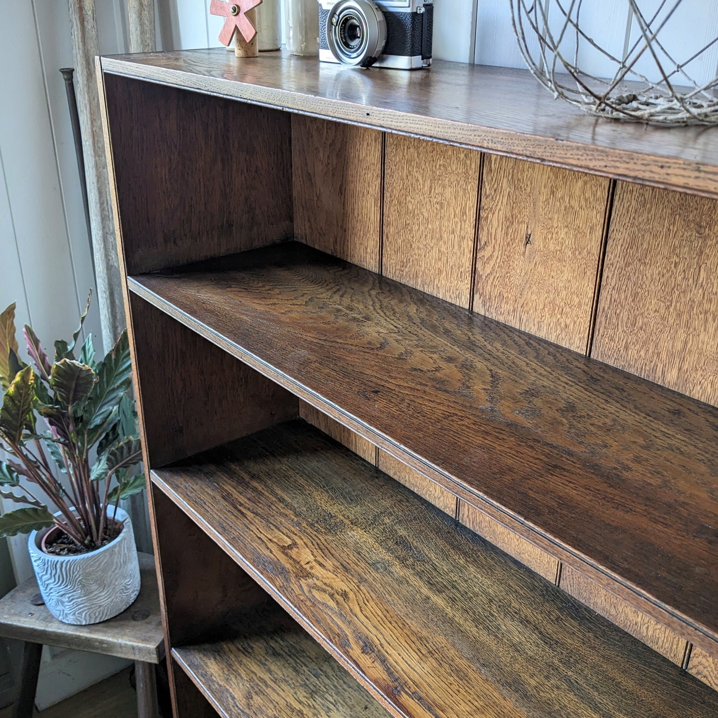 Antique Oak Bookcase