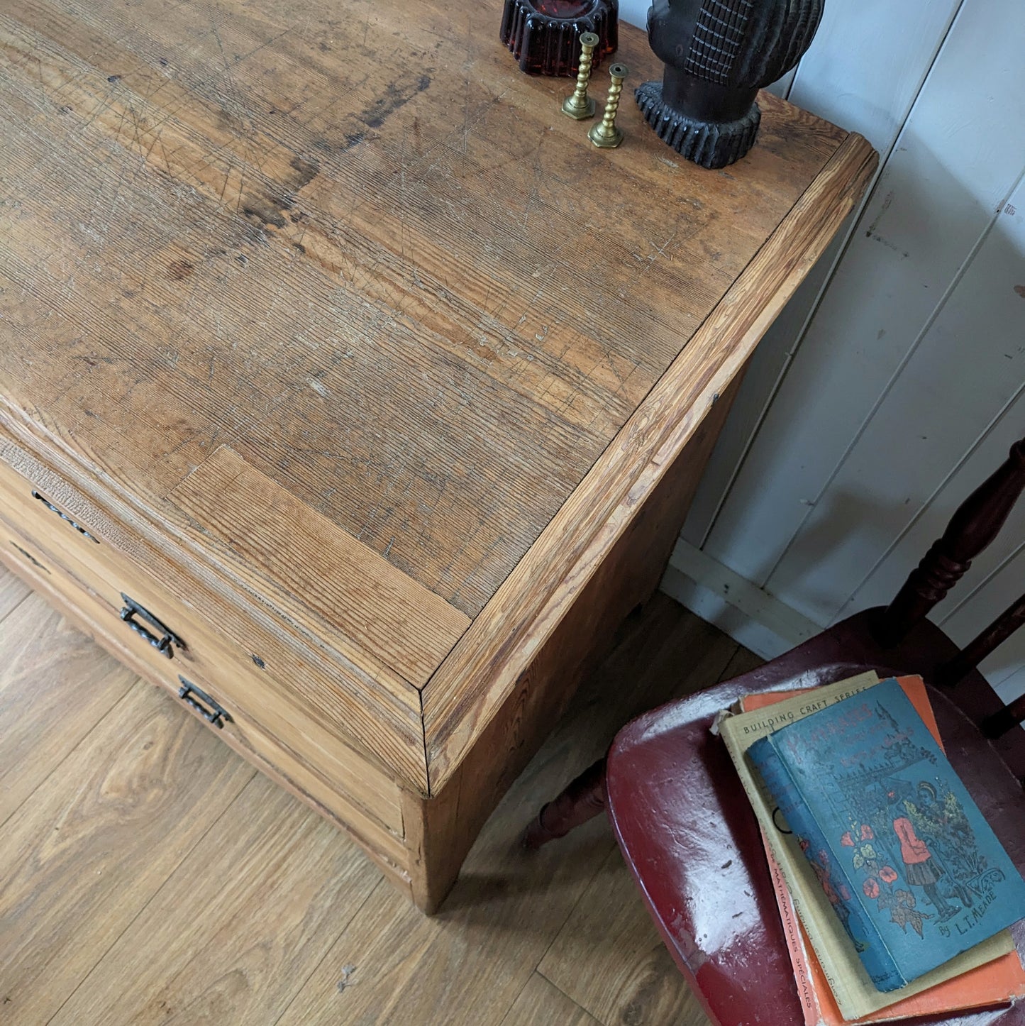 Rustic French Antique Chest of Drawers