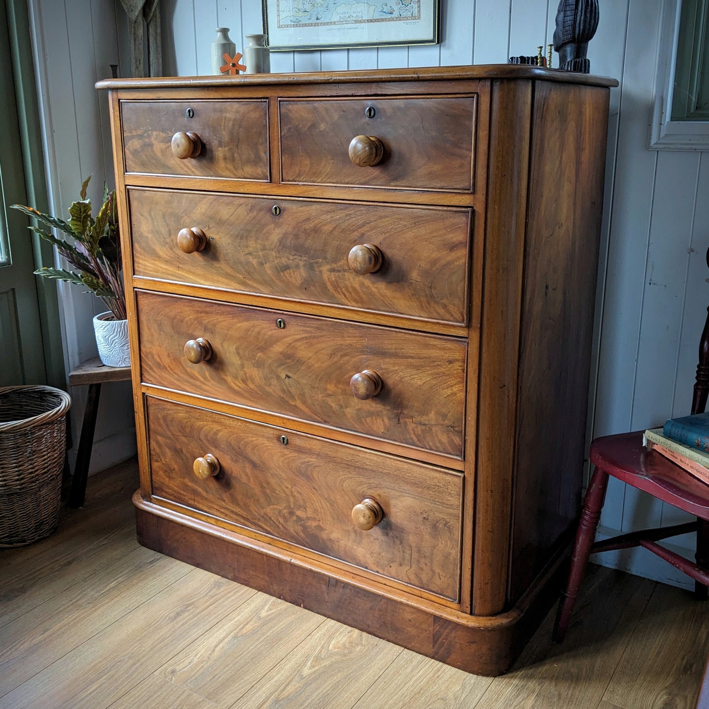 Large Victorian Chest of Drawers