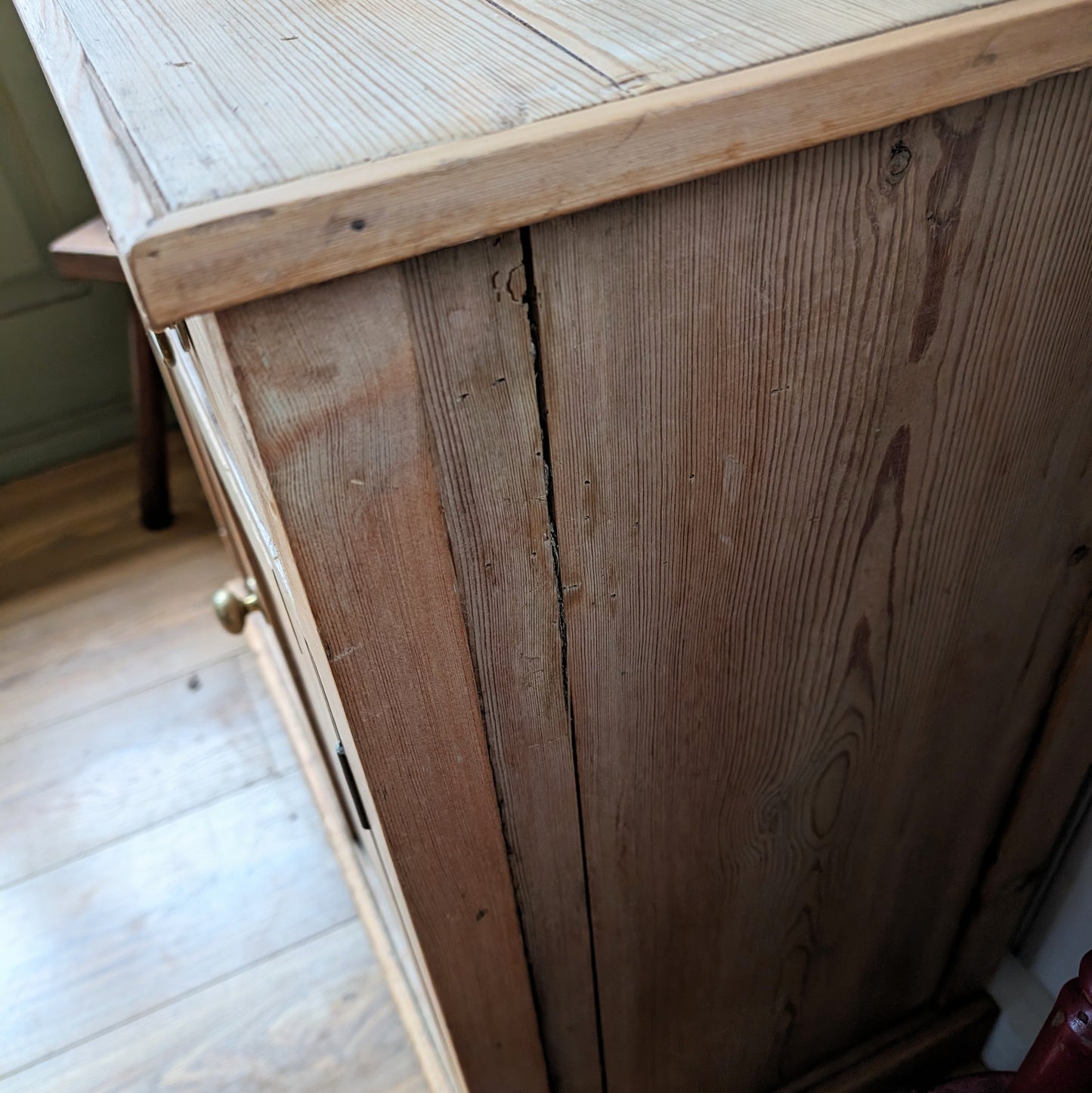 Small Victorian Pine Cupboard