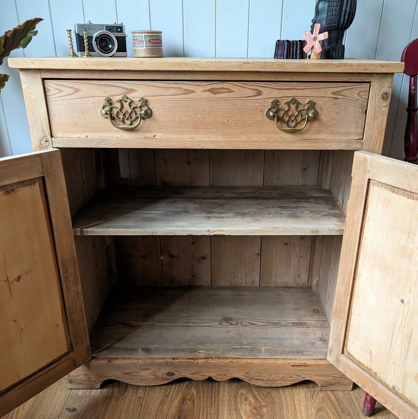 Small Victorian Pine Cupboard