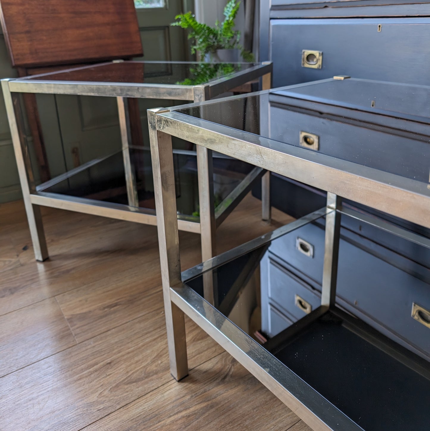 Pair of Mid Century Side Tables