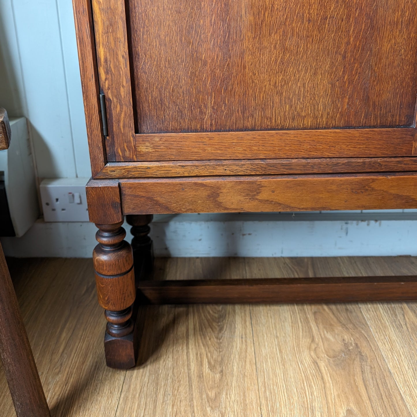 Antique Glazed Oak Bookcase