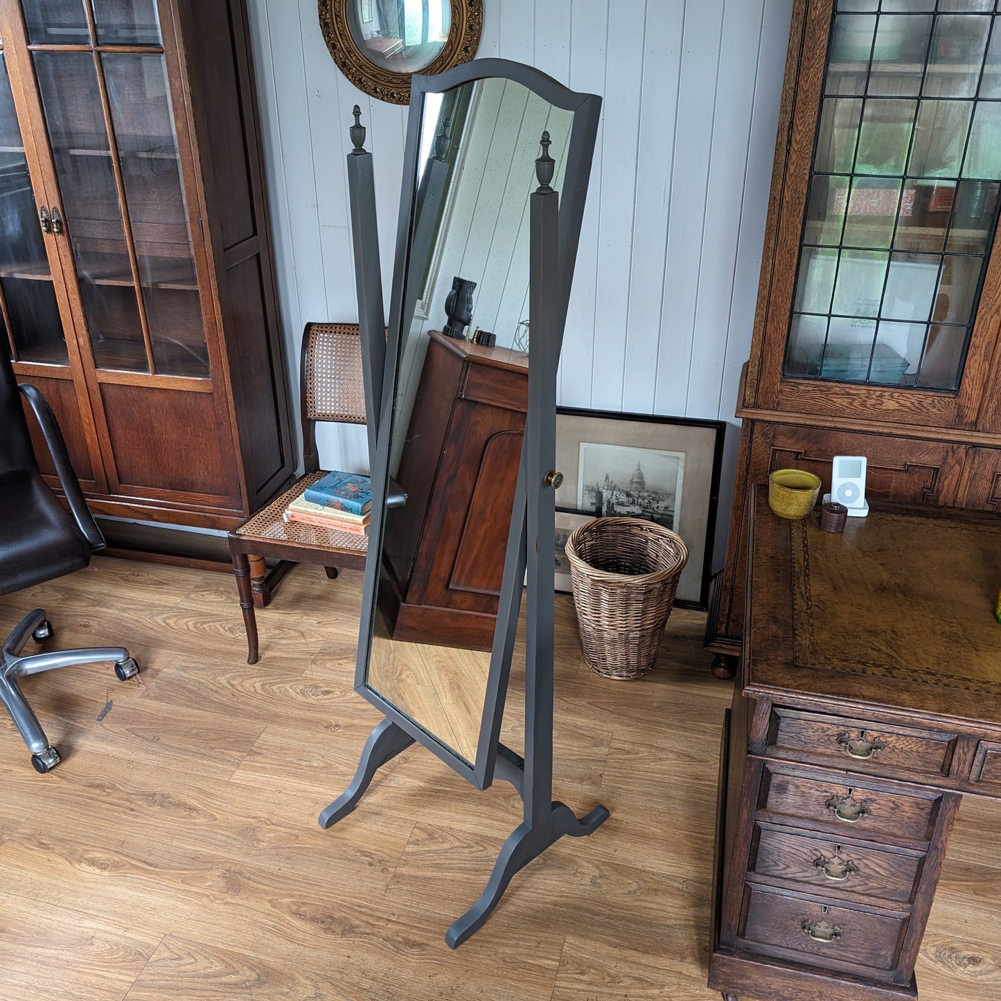 Painted Cheval Mirror