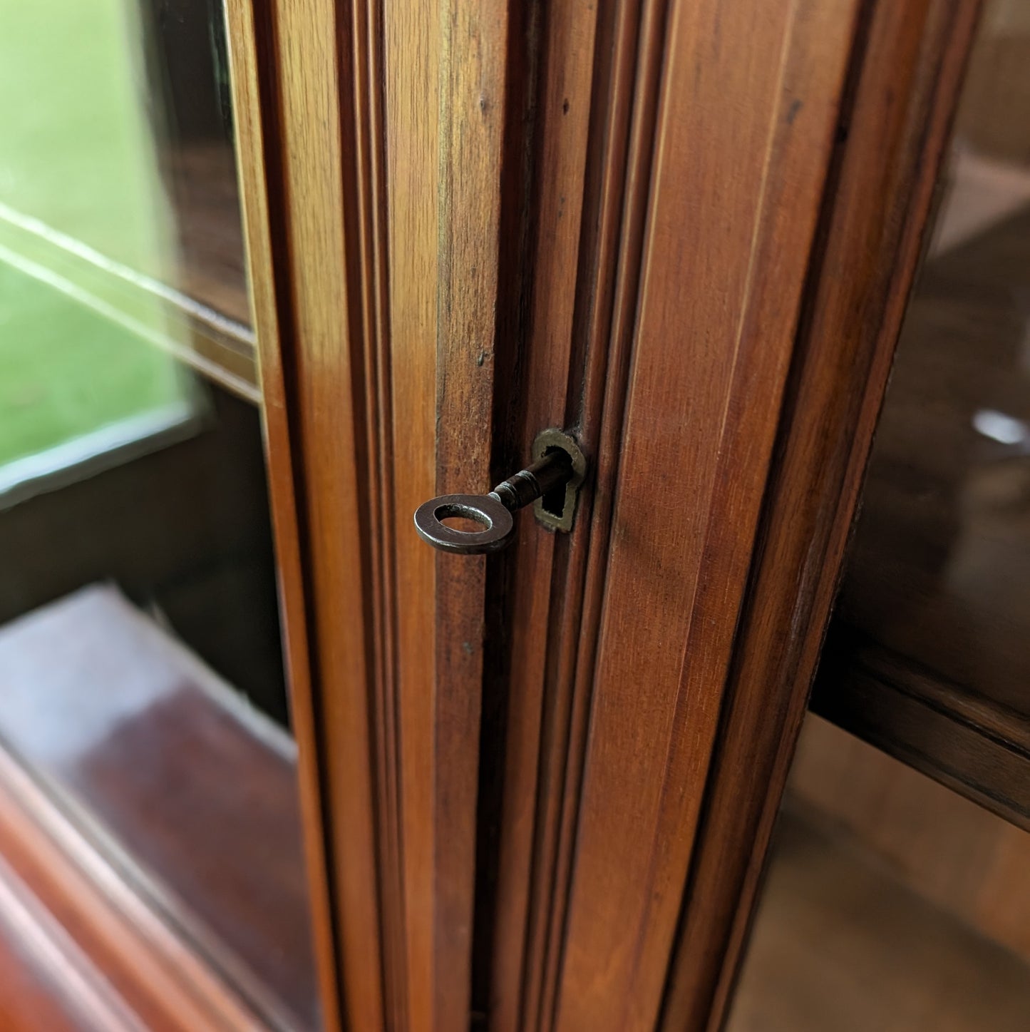 Antique Glazed Bookcase